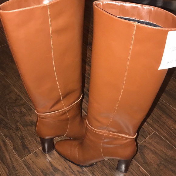 Leather Boots High Heeled - Picture 6 of 8